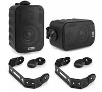 2 Power Dynamics BG030 100.040 Haut Parleur Noir Imperméables Piscine Bateaux