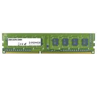 2-Power - DDR3 - module - 2 Go - DIMM 240 broches - 1600 MHz / PC3-12800 - CL11 - mémoire sans tampon - non ECC G