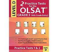 2 Practice Tests For The Olsat Grade 3 (4th Grade Entry) Level D