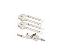 : 2 presses-ail manuels en acier inoxydable