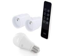 2 prises ON/OFF avec télécommande + ampoule
