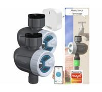 2 programmateurs d'arrosage connectés BWC-520.bt avec passerelle réseau Royal Gardineer