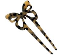 2 Prong U Shaped, Acetate Hairpins Vintage, Bun Hair Sticks, Smooth Sturdy Finish, Lightweight Comfortable Hold, Ideal for Women Thicker Hair, 12x6.4cm