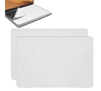 2 Protection D'Écran Et Clavier pour Macbook Pro 15-16 Pouces, Chiffon De Protection Microfibre 34 X 22,5 Cm pour Écran Et Clavier D’Ordinateur Portable, pour Macbook Pro, Dell XPS, HP Envy