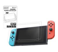 SUBSONIC protections pour écran en verre trempé pour console Nintendo Switch - Kit de 2 films premiums ultra résistants en verre trempé avec revêtement oléophobe anti chocs et anti rayures Pack de 2