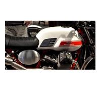 2 Protections Genou Latéral Réservoir 3D Compatible Pour Moto Guzzi V7 New