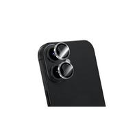 2 Protège-Lentilles Caméra pour iPhone 16 / 16 Plus en Verre Trempé Plat 9H+ Force Glass Transparent