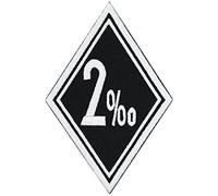 2 prozenter 2% Il pour Mille No Outlaw German Wear Biker MC Patch écusson