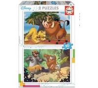Educa Borrás Puzzle Disney Animals - 2 x 20 pièces - À partir de 3 ans