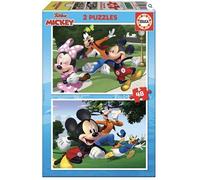 Educa - Disney Puzzle 2x48 Mickey & Friends, Puzzle pour Enfants (Casse-tête pour Développement, Agilité et Amusement Les garçons et Filles (18885)