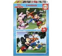 Educa Borrás Puzzle Disney Mickey & Friends 2x48 pièces pour enfants (18885)