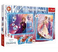 2 Puzzles + Memo - La Reine des Neiges - 30 et 48 pièces