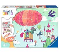 2 Puzzles - Puzzle & Play - Royale Party - 24 Et 24 Pièces