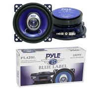 2 PYLE PL42BL Diffuseur Coaxiales 2 Voies Bleu De 4 " 10,00 CM 100 MM 90 Watt