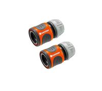 2 raccords d'arrosage rapides 13 mm (1/2 Pouce) et 15 mm (5/8 Pouce) de Gardena : raccords pour le début du tuyau, raccordement rapide et facile (18281-20)