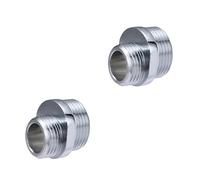 2 Raccords Excentrés de 5 millimètres pour Robinetterie Mâle 15x21 - Mâle 20x27 NOYON & THIEBAULT