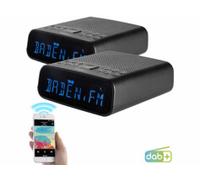2 radios-réveils FM/DAB+ avec fonction bluetooth 5.2 Auvisio