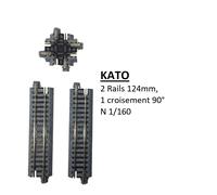 KATO N gauge traverser la ligne 90 degrés 20-320 maquette ferroviaire fournit...