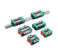 2 rails de guidage linéaires à profil bas EGR15 200-1000 mm + 4 blocs chariot coulissant EGH15CA et EGH15SA(4PC EGH15SA 2Rails,300mm)