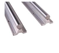 2 rails de guidage linéaires R20, 20 mm d'épaisseur, 300-500 mm de long, supportent entièrement les arbres.(400mm)