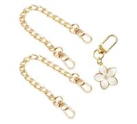 2 Rallonges De Sac, 1 Accessoire Floral, Rallonge De Sangle De Portefeuille, Boucle De Chaîne De Sac À Main, Chaîne De Remplacement De Sac À Main