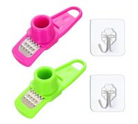 2 Râpes À Ail, 2 Crochets Transparents, Râpe À Ail, Mini Râpe Créative, Aide De Cuisine