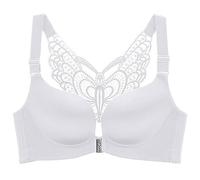 2 Raus Land One Fab Fit Soutien-gorge à armatures pour femme Demi T-shirt Soutien-gorge convertible pour femme Ensemble de yoga, gris, 80