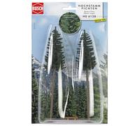 Busch 6138 Arbres Epinette 1/87 H0 – 2 pièces 185 mm & 195 mm – Neuf