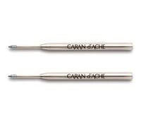 Caran d'Ache Recharges pour stylo à bille Goliath – Lot de 2 – Pointe M – Bleu