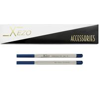 2 Recharges De Stylo À Bille Bleu Ssc - M, Taille Standard. Largeur De Trait Moyenne À Fine. Fabriquées En Allemagne