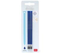 Legami Recharges pour stylo gel Lovely Friends Bleu - Lot de 2
