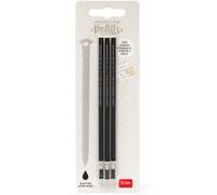 Lot de 2 recharges de stylo gel noir