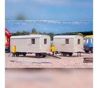 KIBRI 2x roulottes de chantier - HO 1/87 - Kibri 10278