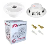 2 Renegade RXM52W Diffuseur Marins 2 Voies 5,25 " 80 Watts RMS Étanche + Faston
