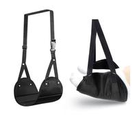 2 Repose Pied Avion,Repose-Pieds Réglable pour Avion，Portable, pour Voyage, Accessoire de Voyage Réglable en Hauteur, Confortable et pratique.Convient aux Voyages, Longs Trajets,Bureau