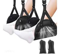 2 Repose Pied Avion,Repose-Pieds Réglable pour Avion，Portable, pour Voyage, Accessoire de Voyage Réglable en Hauteur, Confortable et pratique.Convient aux Voyages, Longs Trajets,Bureau