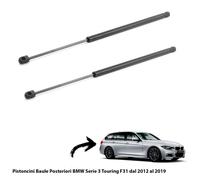 Stabilus Amortisseur de hayon 205791 LIFT-O-MAT® Vérin à gaz de coffre avec 510 Newton amortisseur e.a. pour BMW 3 Série F31 2013-2017