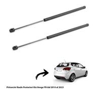 2 Ressorts A Gaz Pistons Porte de Coffre à Bagage X Kia Venga (YN) à Partir 2010