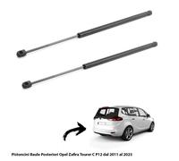2 Ressorts A Gaz Pistons Porte de Coffre à Bagage X Opel Zafira Tourer P12 Du
