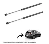 2 Ressorts A Gaz Pistons Porte de Coffre à Bagage X Renault Scenic III JZ0/1 Du