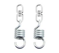2 Ressorts De Chaise Suspendue, 2 Pièces D'Émerillons, Ressorts De Balançoire, Ressorts De Tension Pour Panier Suspendu, Adaptés Pour Suspendre Des Chaises Suspendues Et Des Balançoires.