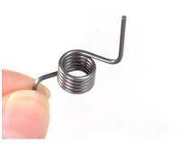 2 ressorts de torsion for porte de réfrigérateur, accessoires de ressort, déflecteur de charnière inférieure de porte fixe à clapet à ressort(1.2 * 10.5 * 50mm 4 Laps)