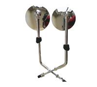 2 Rétroviseurs Pour Moto Pour Peugeot Pour Django, Noir, Gris Et Chromé(Chrome plating)