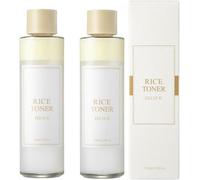 2 Rice Toner Korean Skincare, Korean Rice Toner, Tonique Hydratant Éclat Naturel, Rice Pure Essential Toner 150ml, Hydratant Au Riz Pour Visage, Toner Essentiel Pour Une Hydratation En Profondeur