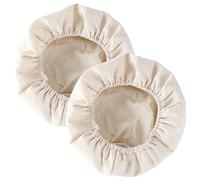 2 Ronde banneton pour pain,banneton,Banneton à Pain Rond Du Pain Doublure,Panier de Fermentation du Pain Corbeille à Pain Moule,pour Faire son Pain et son Levain-25 cm