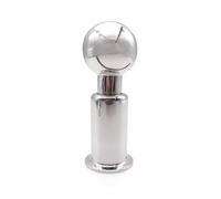 2" Rotary Spray Ball CIP Tank Cleaner 360° Rotating Cleaning Head SS304 Tri Clamp Connection