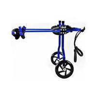 2 Roues Fauteuil Roulant pour Chiens Harnais de Mobilité pour Chien Réglable, Chariots pour Chiens pour La Rééducation des Pattes Postérieures (L)