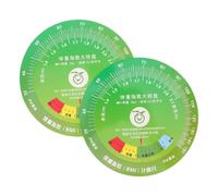 2 roues IMC en plastique pour suivi du poids portable | Lot de 2, référence rapide de l’indice de masse corporelle, suivi sans calcul manuel, pour familles et étudiants en