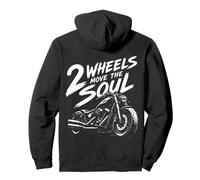2 Roues Move The Soul Moto Vélo Cadeau Sweat à Capuche