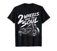 2 Roues Move The Soul Moto Vélo Cadeau T-Shirt